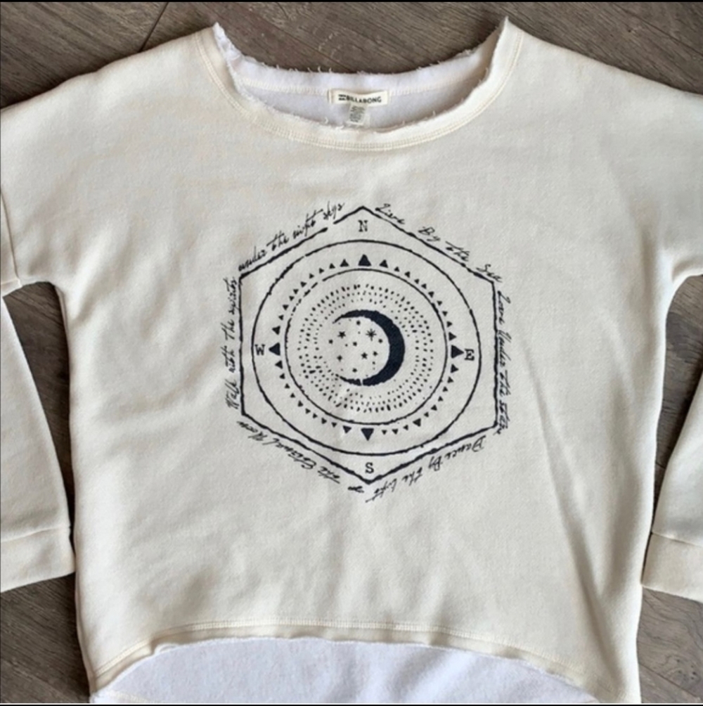 New billabong crewneck